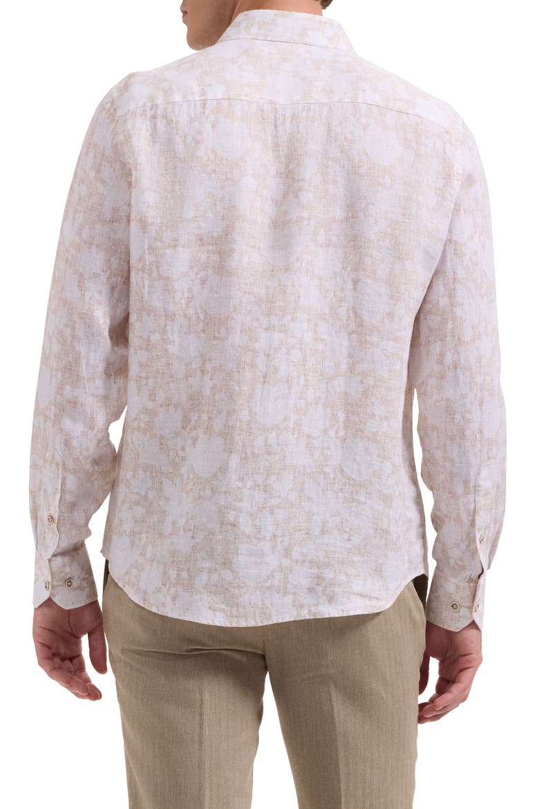 Julian Linen Button-Up Shirt, Alternate, color, DESERT