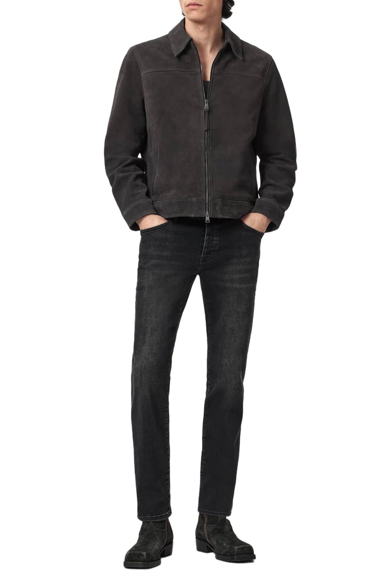 AllSaints Rhone Suede Jacket — фото 4