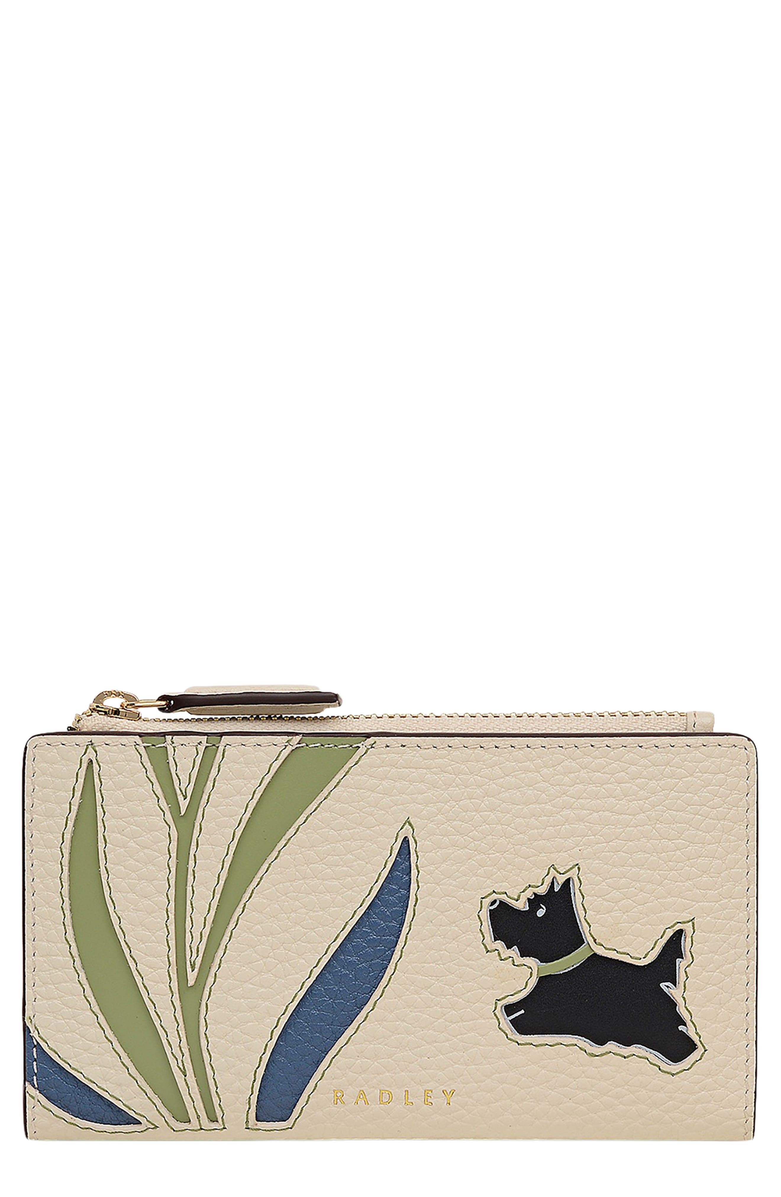 Among the Trees Medium Zip Top Leather Bifold Wallet