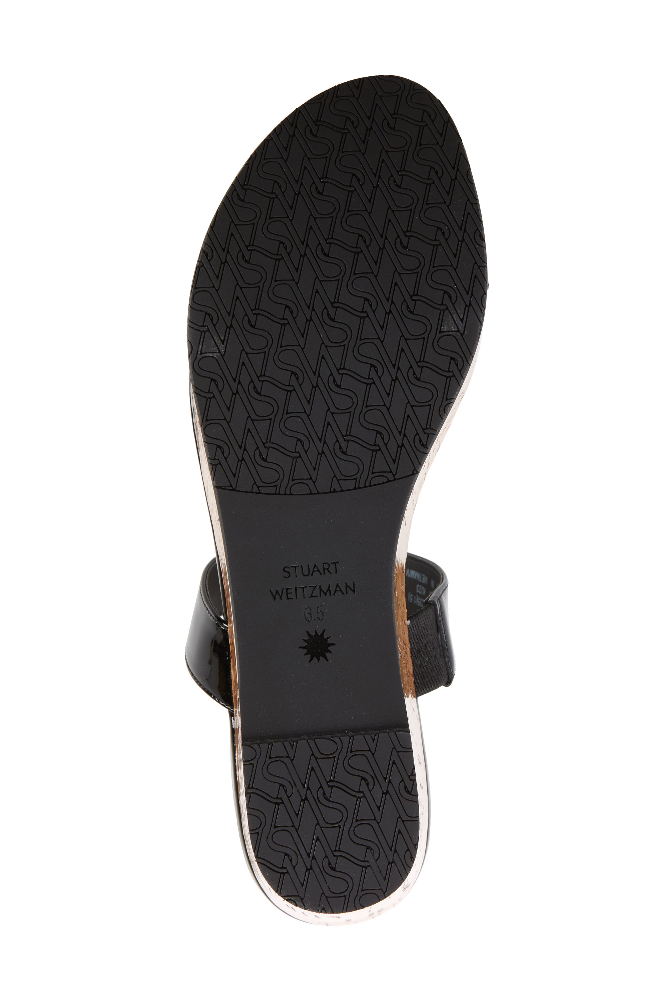 Stuart Weitzman Boardwalk Flat Wedge Slide Sandal, Alternate, color, 
