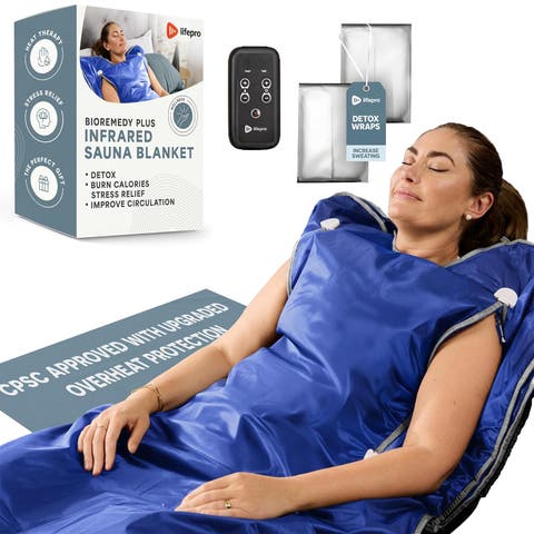 BioRemedy Infrared Sauna Blanket Portable Full Body Detox & Relaxation