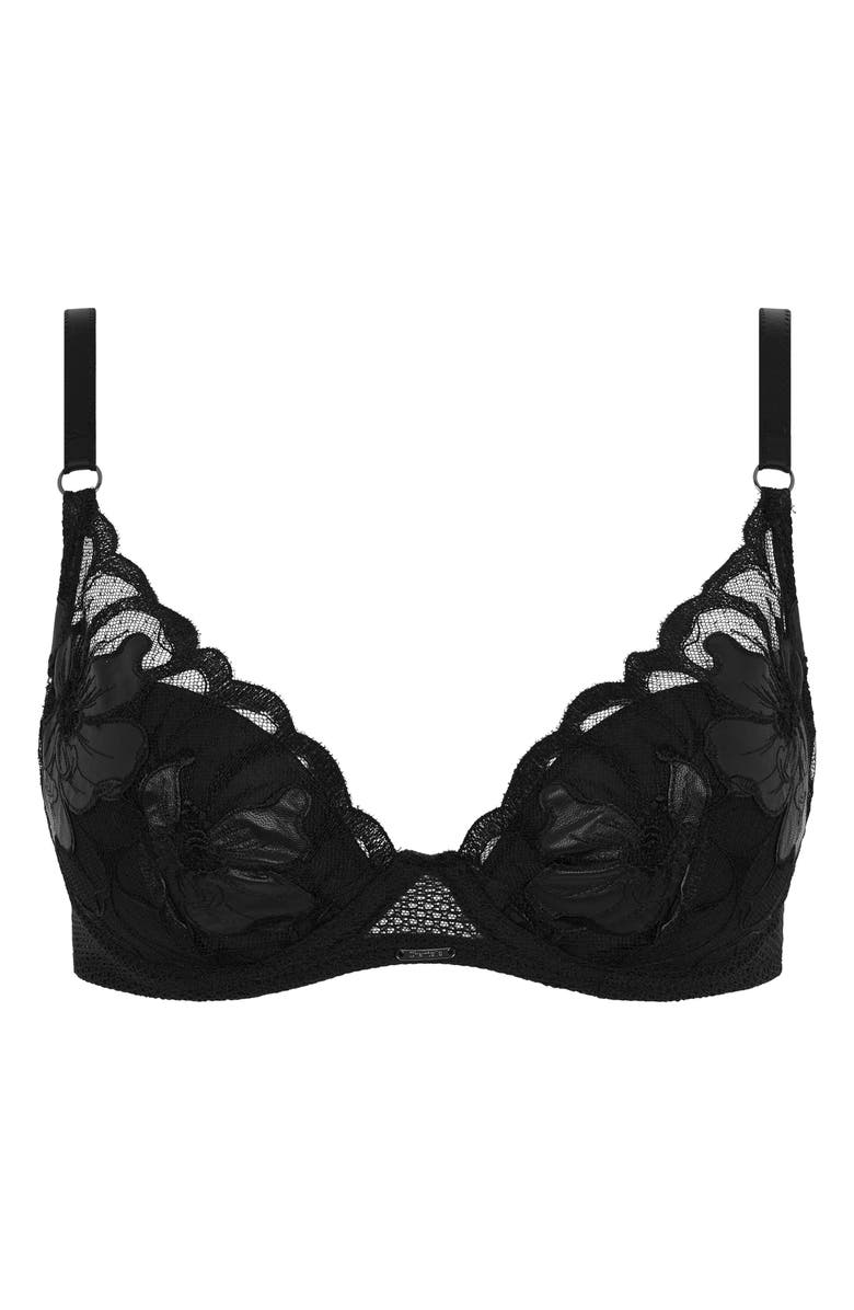 Chantelle Lingerie FLEURS PLUNGE T-SHIRT BRA, Alternate, color,