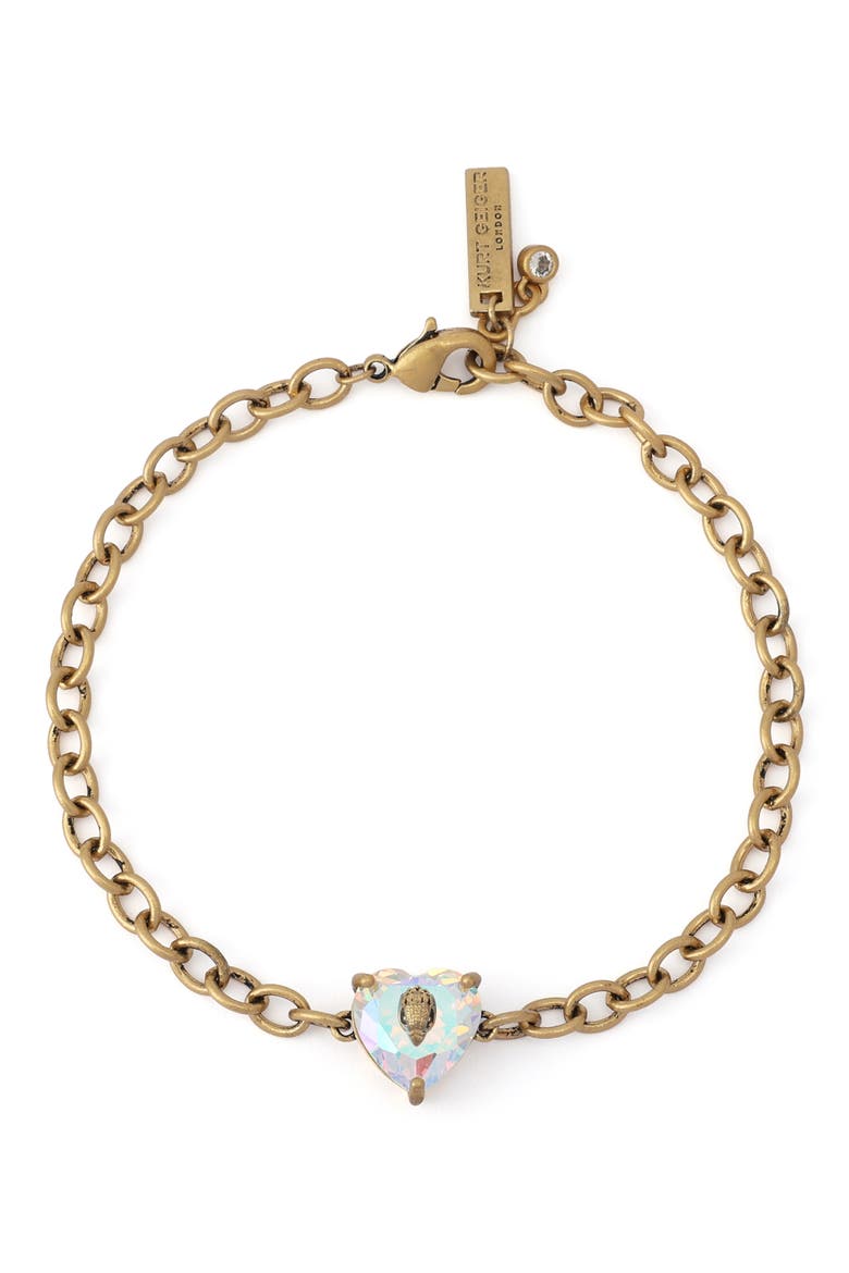 Crystal Heart Bracelet, Main, color, CRYSTAL ABALONE