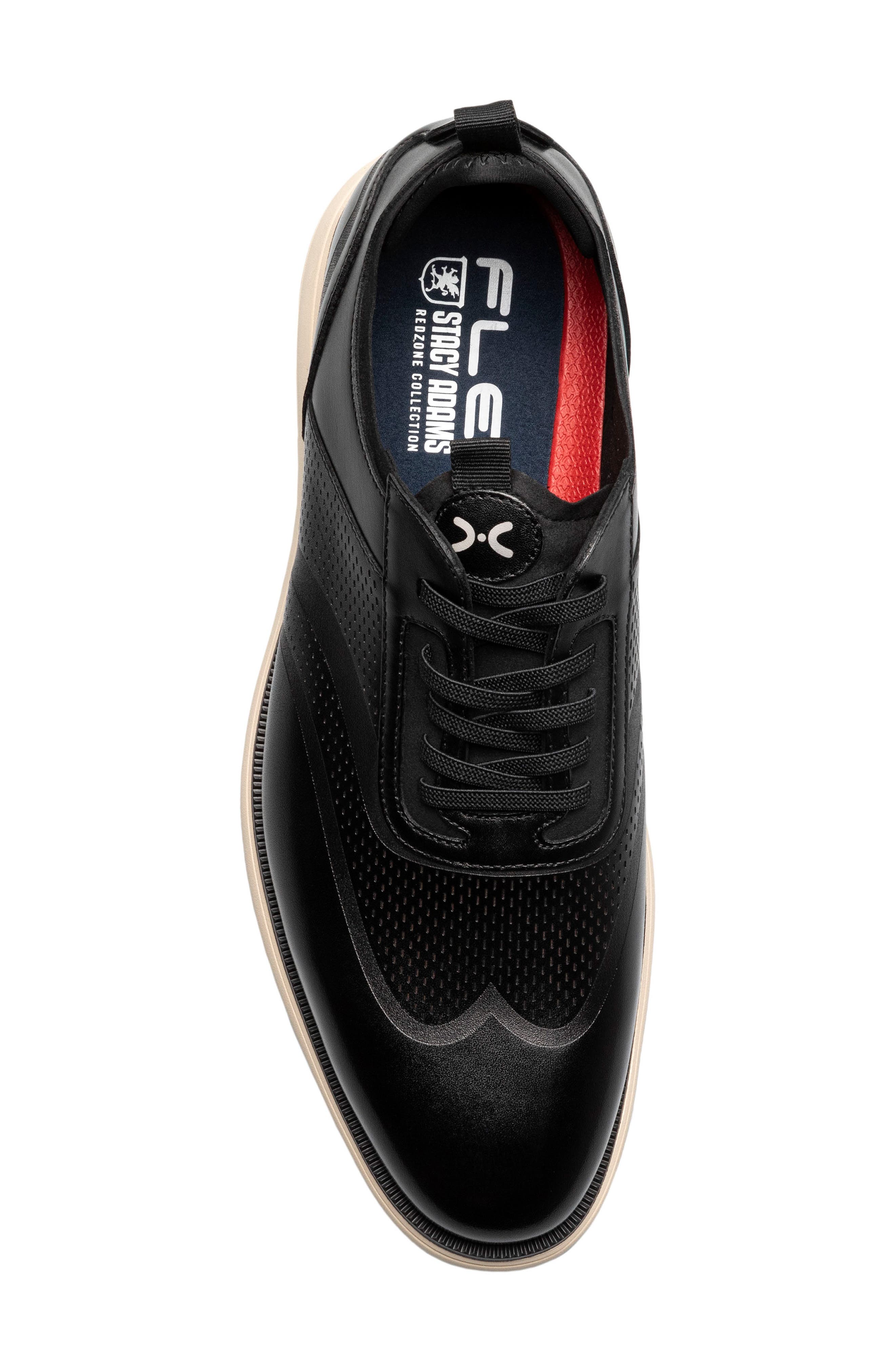 Stacy Adams Edgewood Wingtip Sneaker, Alternate, color, Black