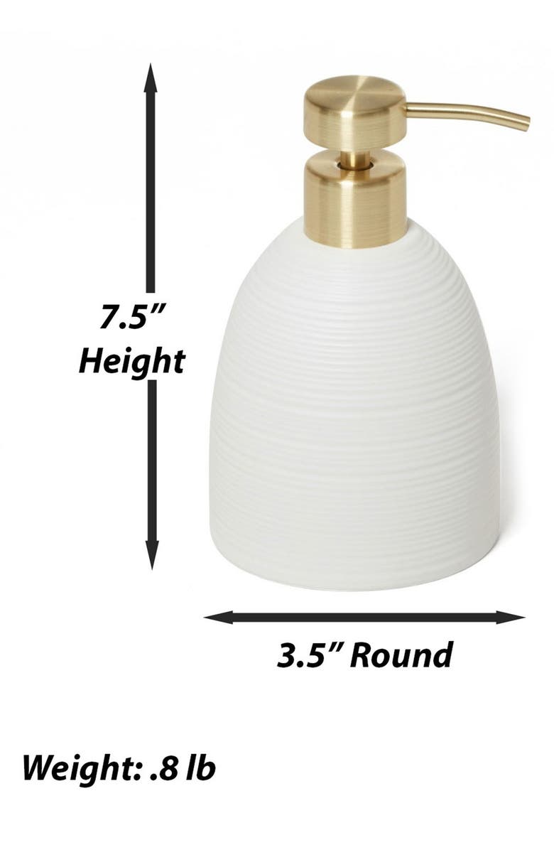 ROSELLI TRADING COMPANY Dubai 3-Piece Bathroom Accessory Set, Alternate, color, White