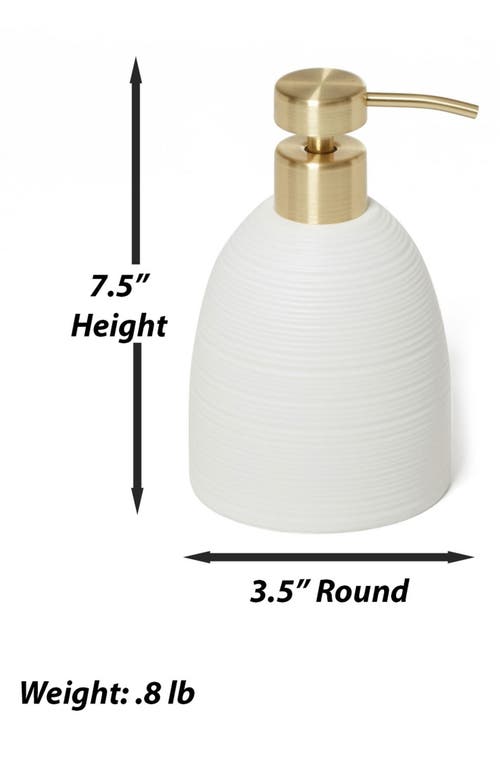 Roselli Trading Company Dubai 3-piece Bathroom Accessory Set In White