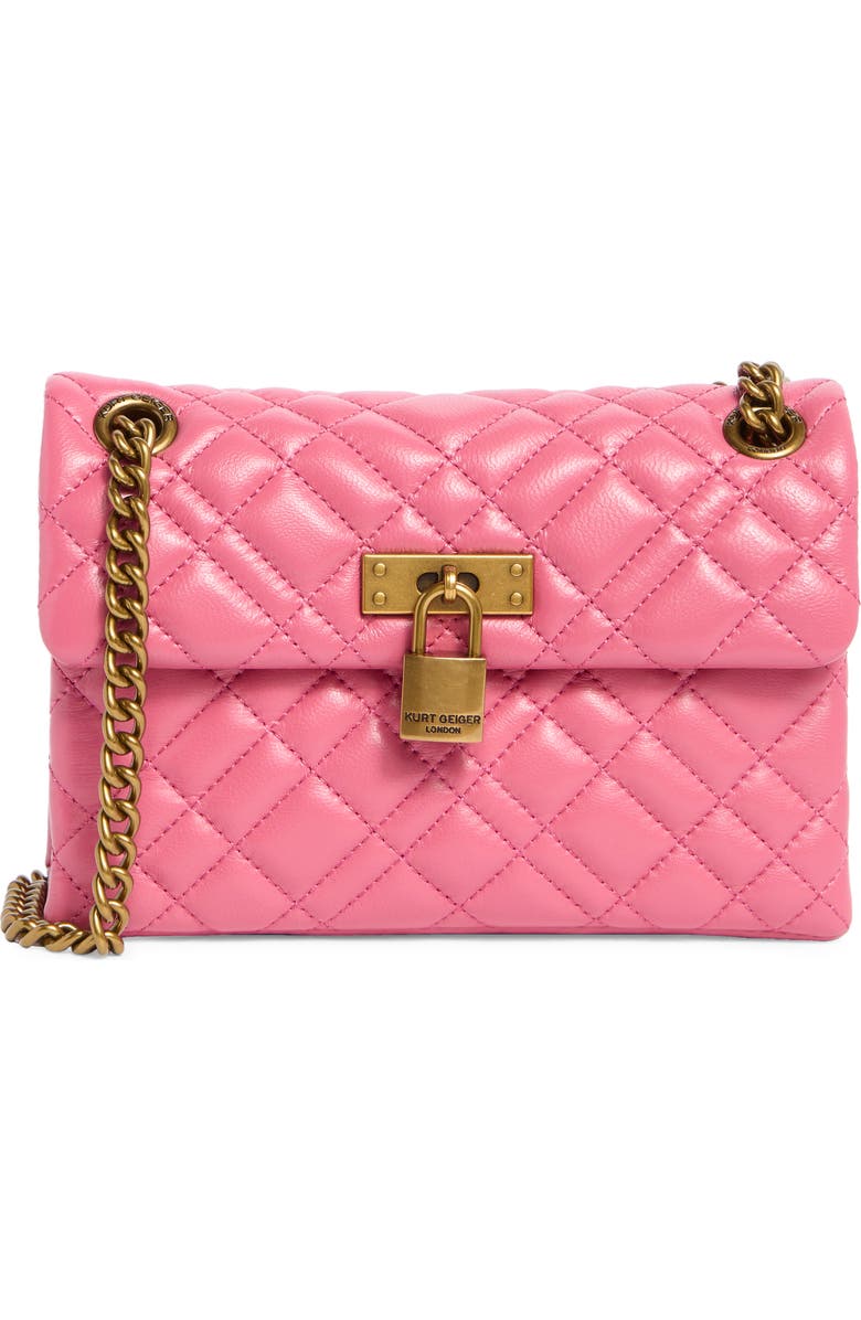 Kurt Geiger London Mini Brixton Quilted Leather Convertible Crossbody Bag, Main, color,