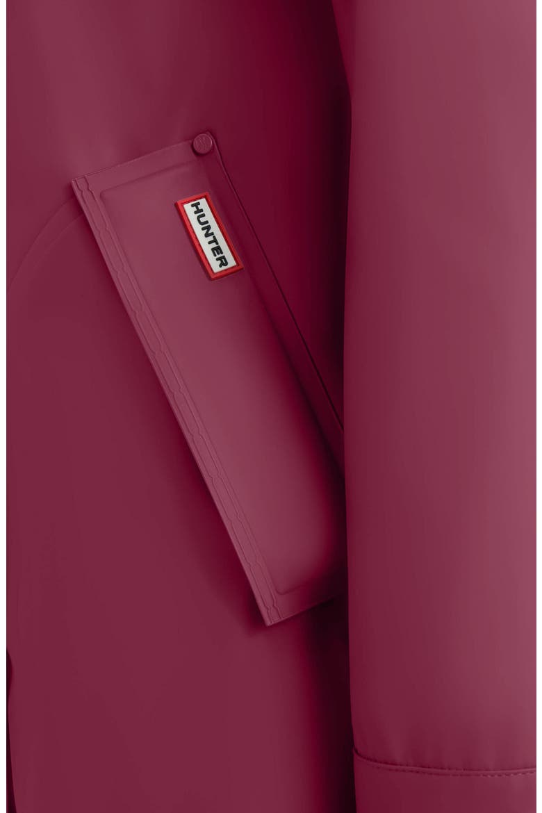 Acacia Rubberized Water-Repellent Rain Jacket, Alternate, color, ROSE WINE