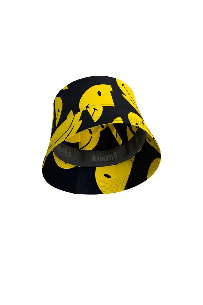 Bucket Hat All Smiles x Smiley, Alternate, color, Yellow
