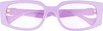 55mm Rectangular Sunglasses