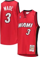 Mitchell & Ness Youth Mitchell & Ness Dwyane Wade Red Miami Heat 2005/06 Hardwood Classics Swingman Jersey
