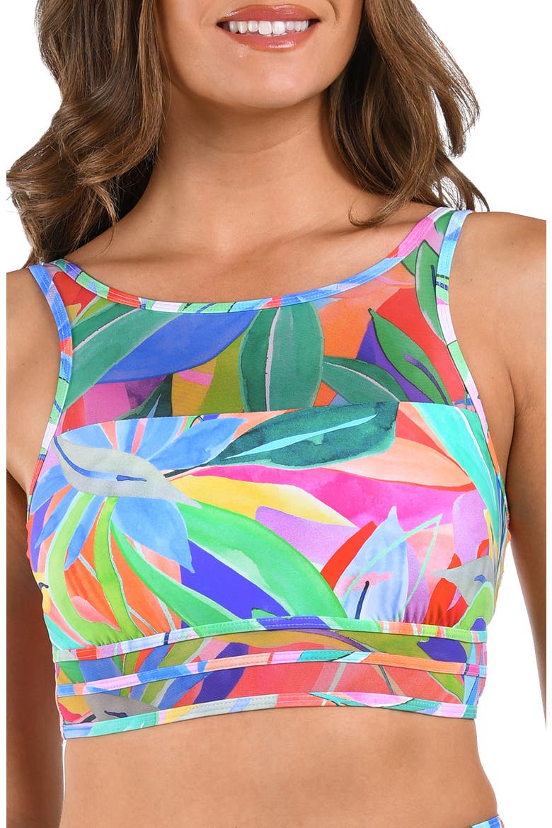 Tropi-Flage High Neck Bikini Top video