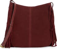 Lucky Brand Bran Nyra Suede Fringe Crossbody Bag