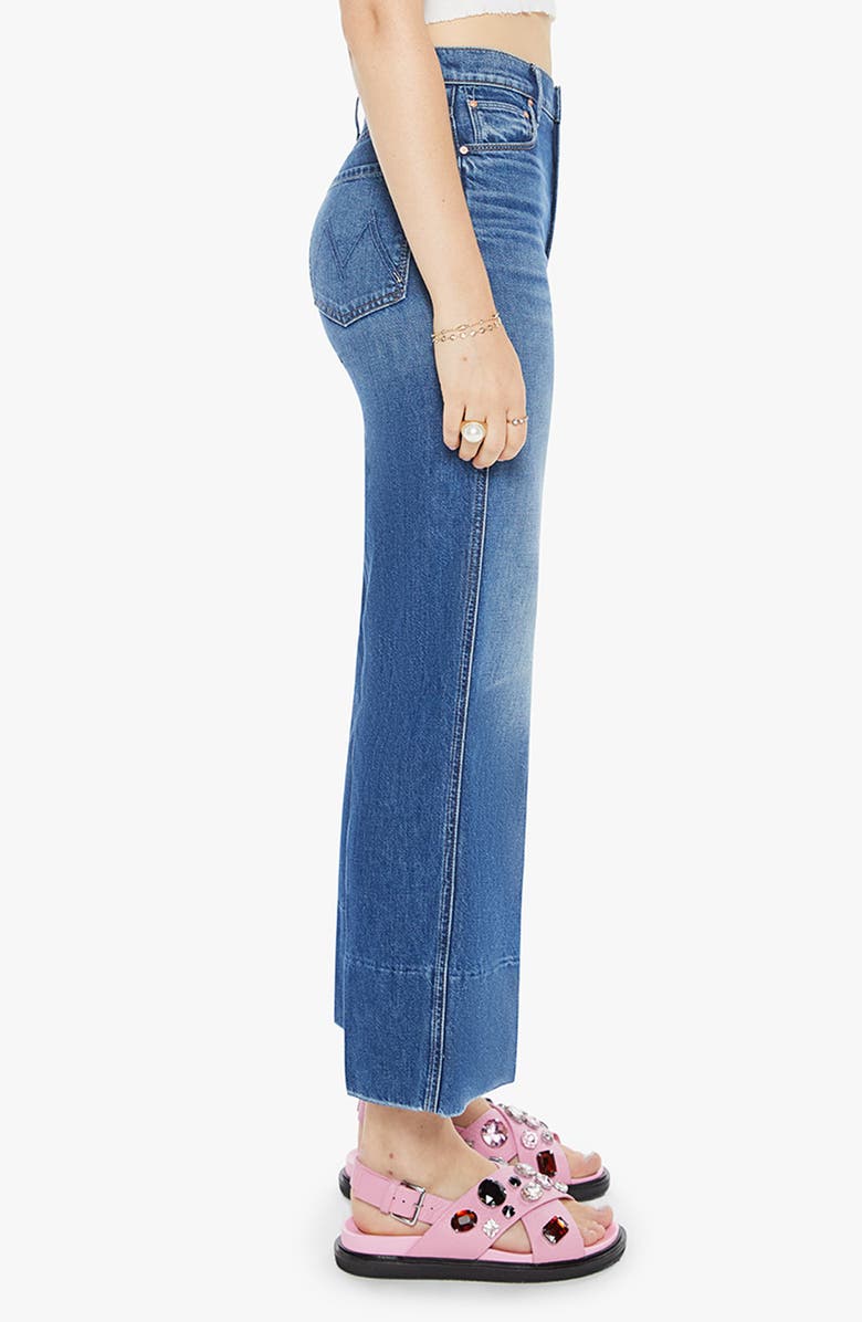 MOTHER The Maven High Waist Ankle Wide Leg Jeans, Alternate, color, 