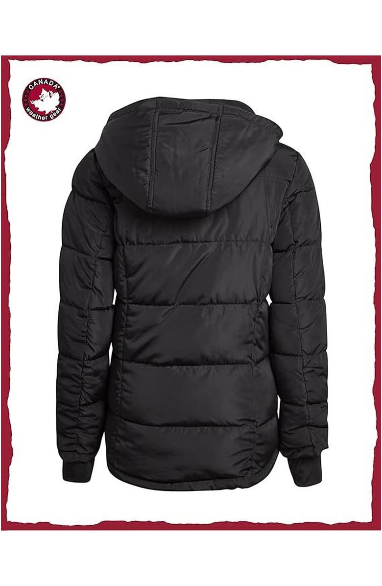 CANADA WEATHER GEAR Girls' Quilted Heavyweight Winter Coat, Alternate, color, 