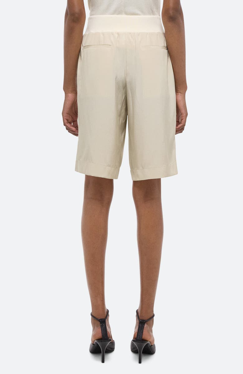 Helmut Lang Bomber Bermuda Shorts, Alternate, color, Oat