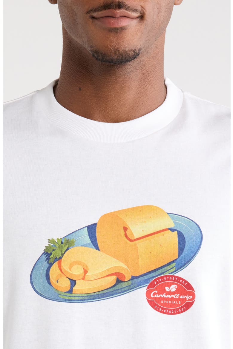 Fromage Organic Cotton Graphic T-Shirt, Alternate, color, WHITE