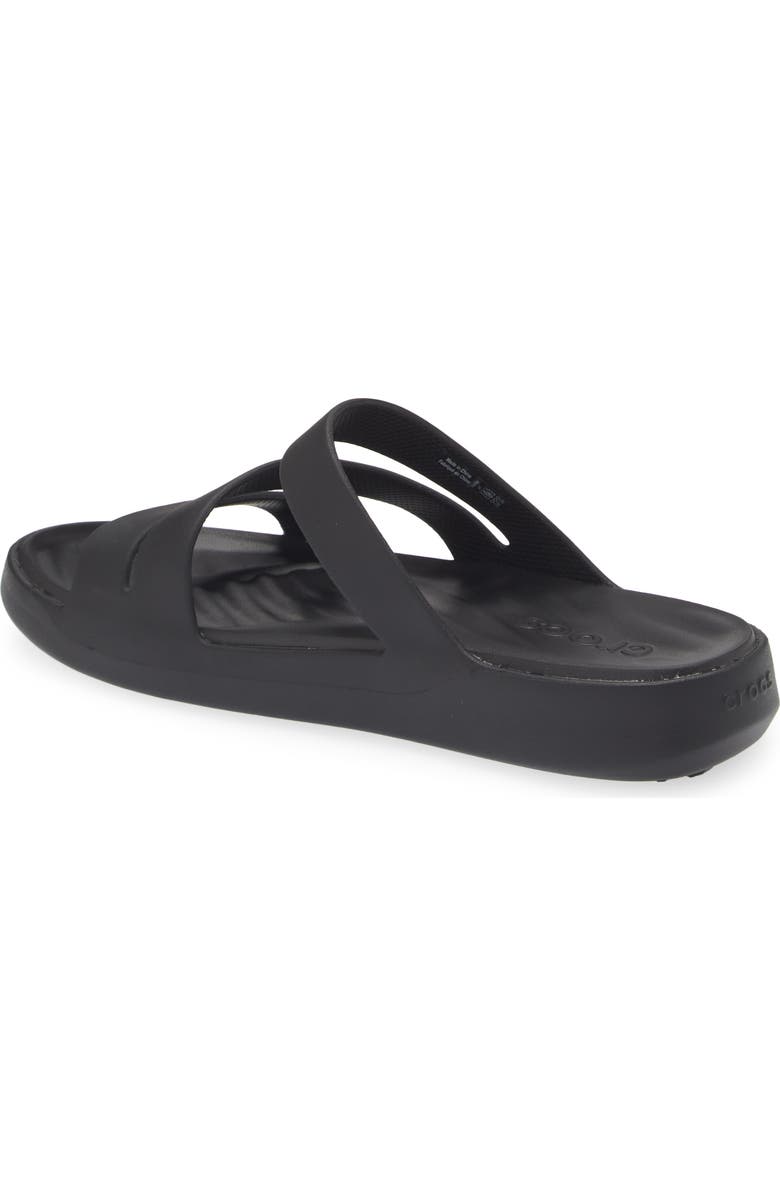CROCS Getaway Strappy Slide Sandal, Alternate, color, Black