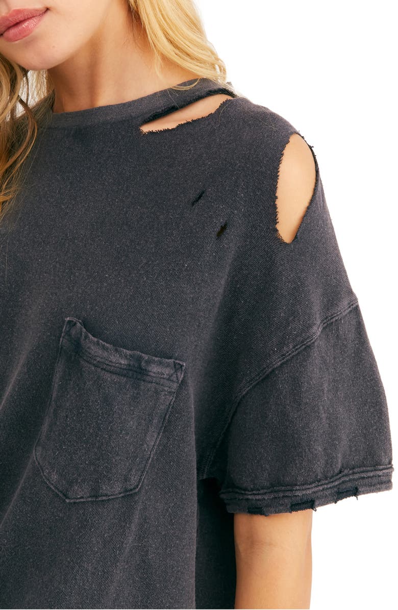 Free People Rubi Ripped Pocket T-Shirt, Alternate, color,