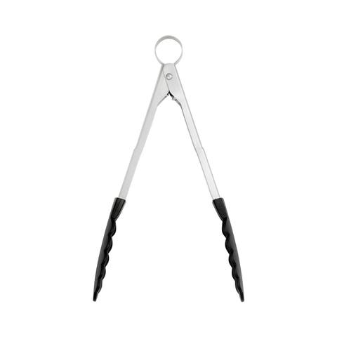 9.5 Inch Nonstick Nylon Locking Tongs