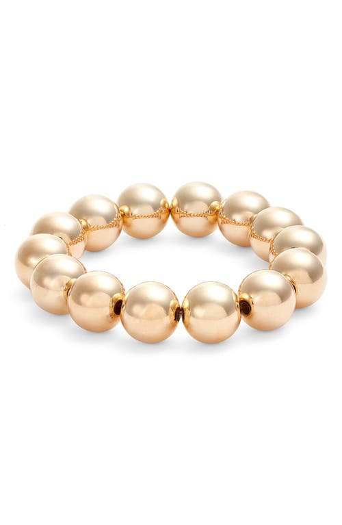 SHYMI Beaded Ball Stretch Bracelet in Gold  product