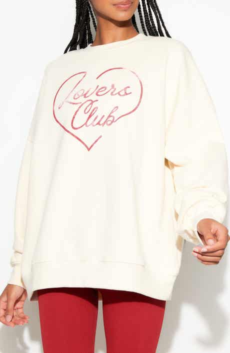 Spiritual Gangster Lovers Boyfriend Cotton Graphic Sweatshirt