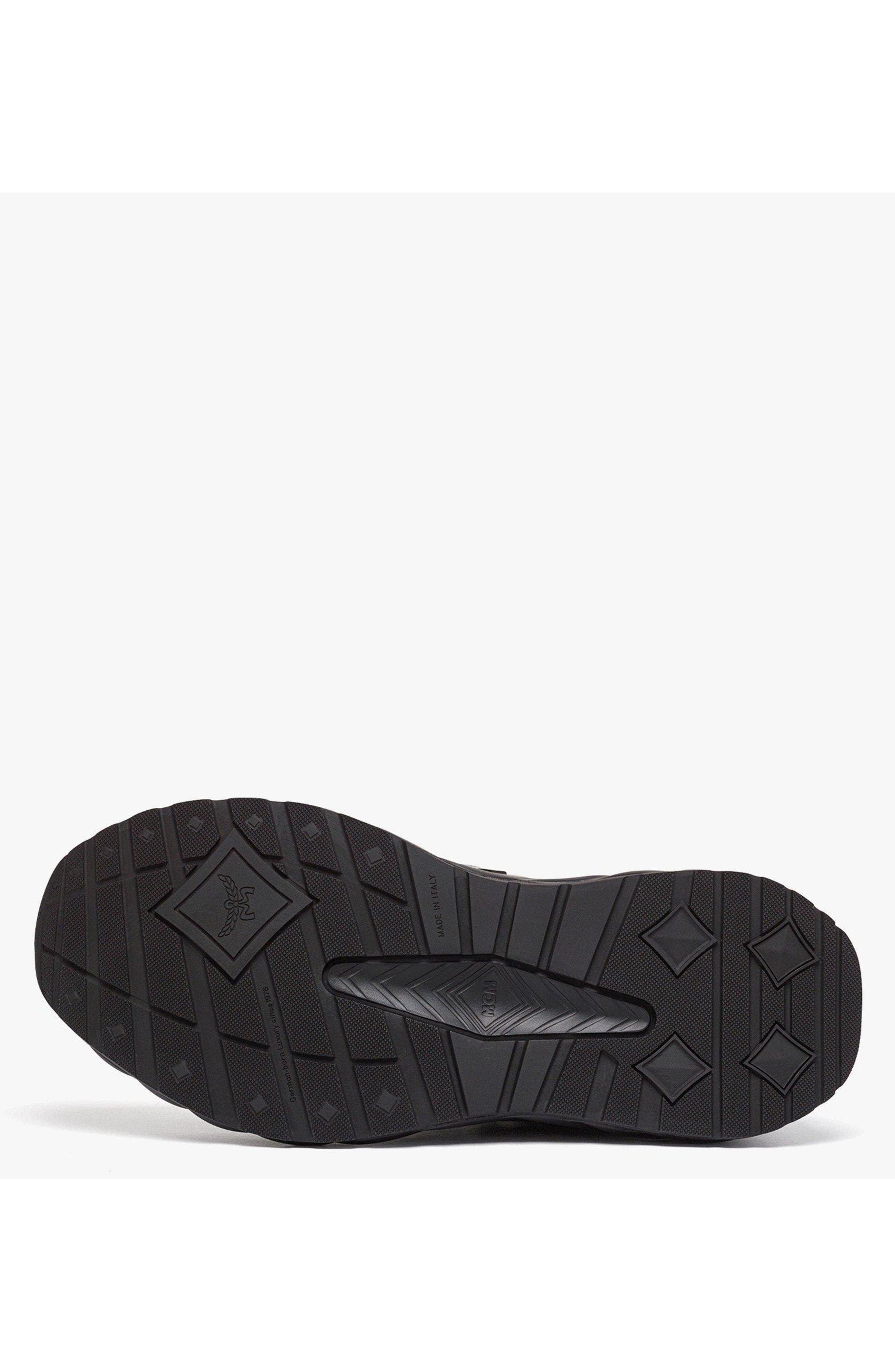 MCM Skywander Lo Sneakers in Calf Suede and Leather, Alternate, color, 