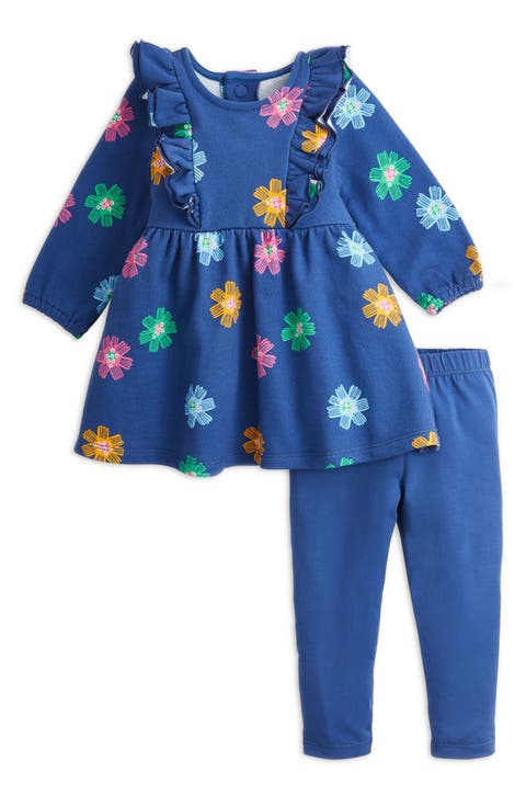 Kids' Floral French Terry Dress