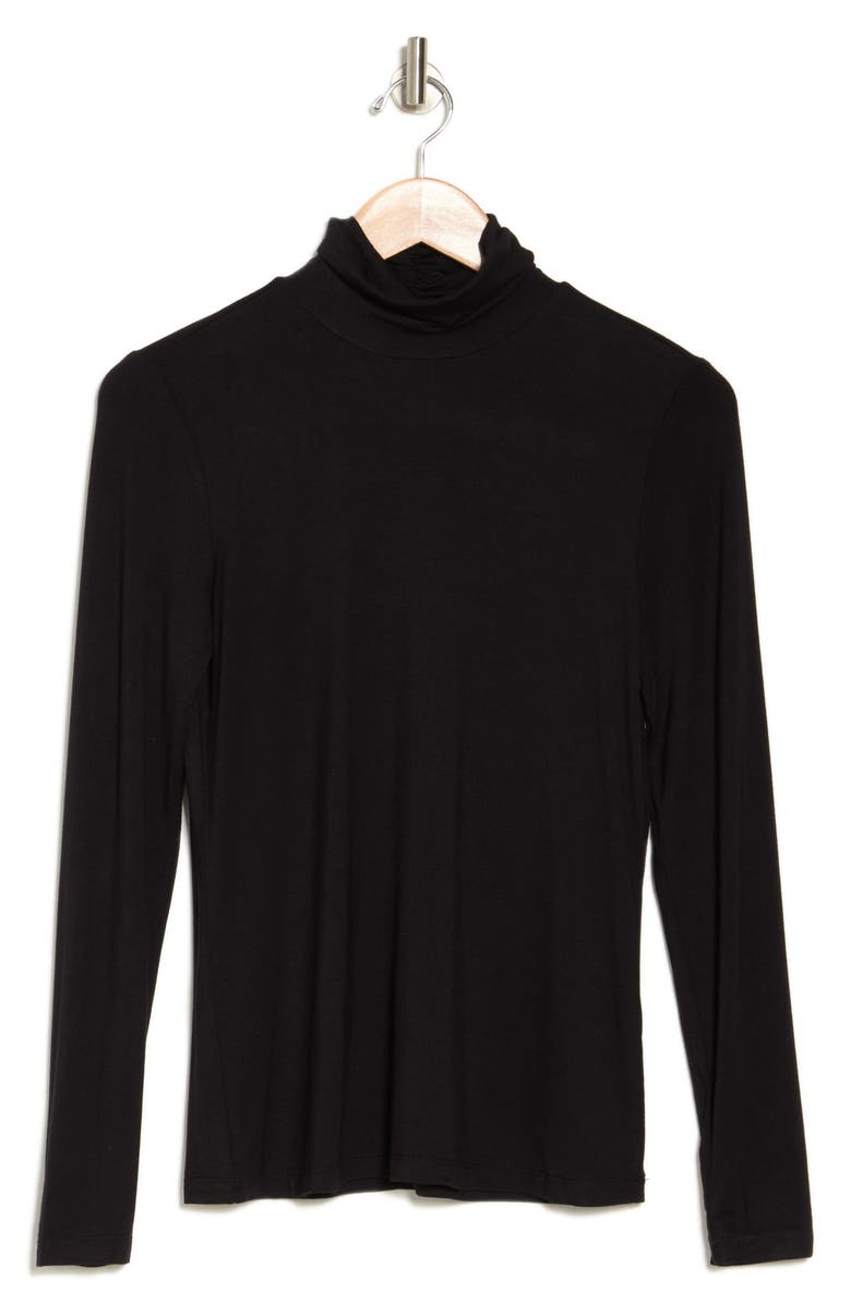 T Tahari Long Sleeve Knit Turtleneck Top, Alternate, color, 
