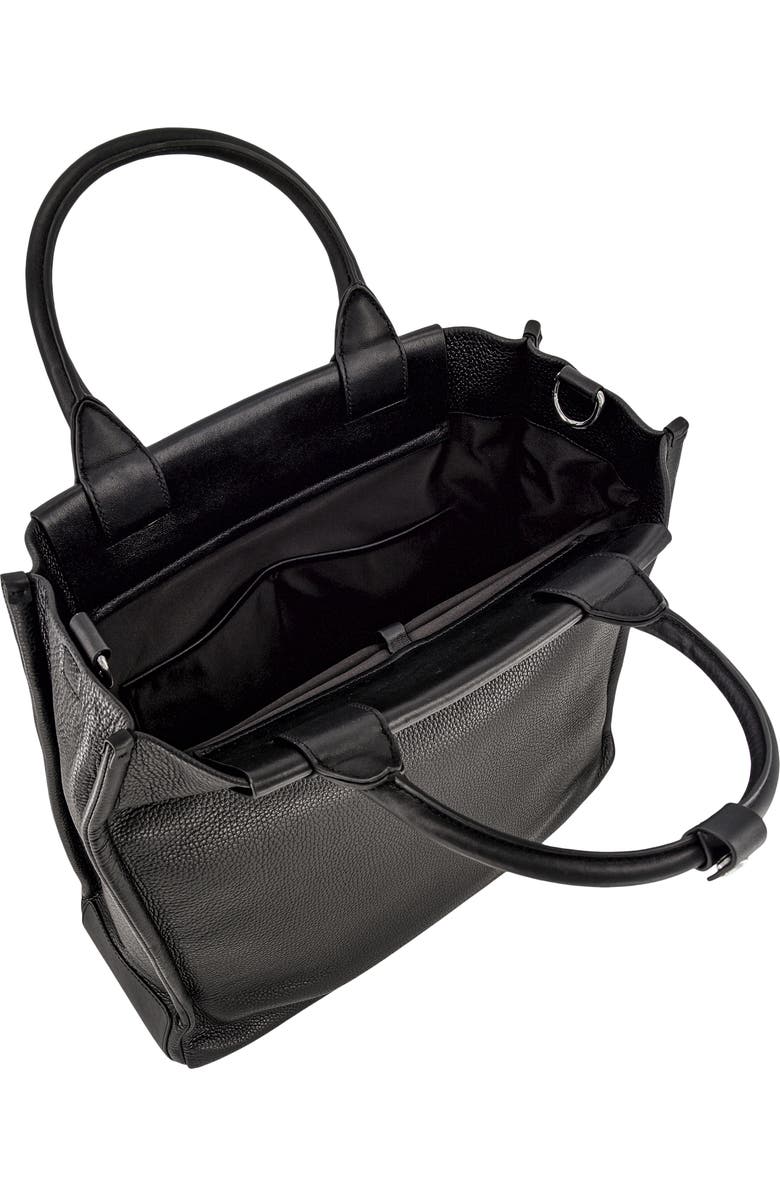 Vince Nordhelm Leather Tote, Alternate, color, Black