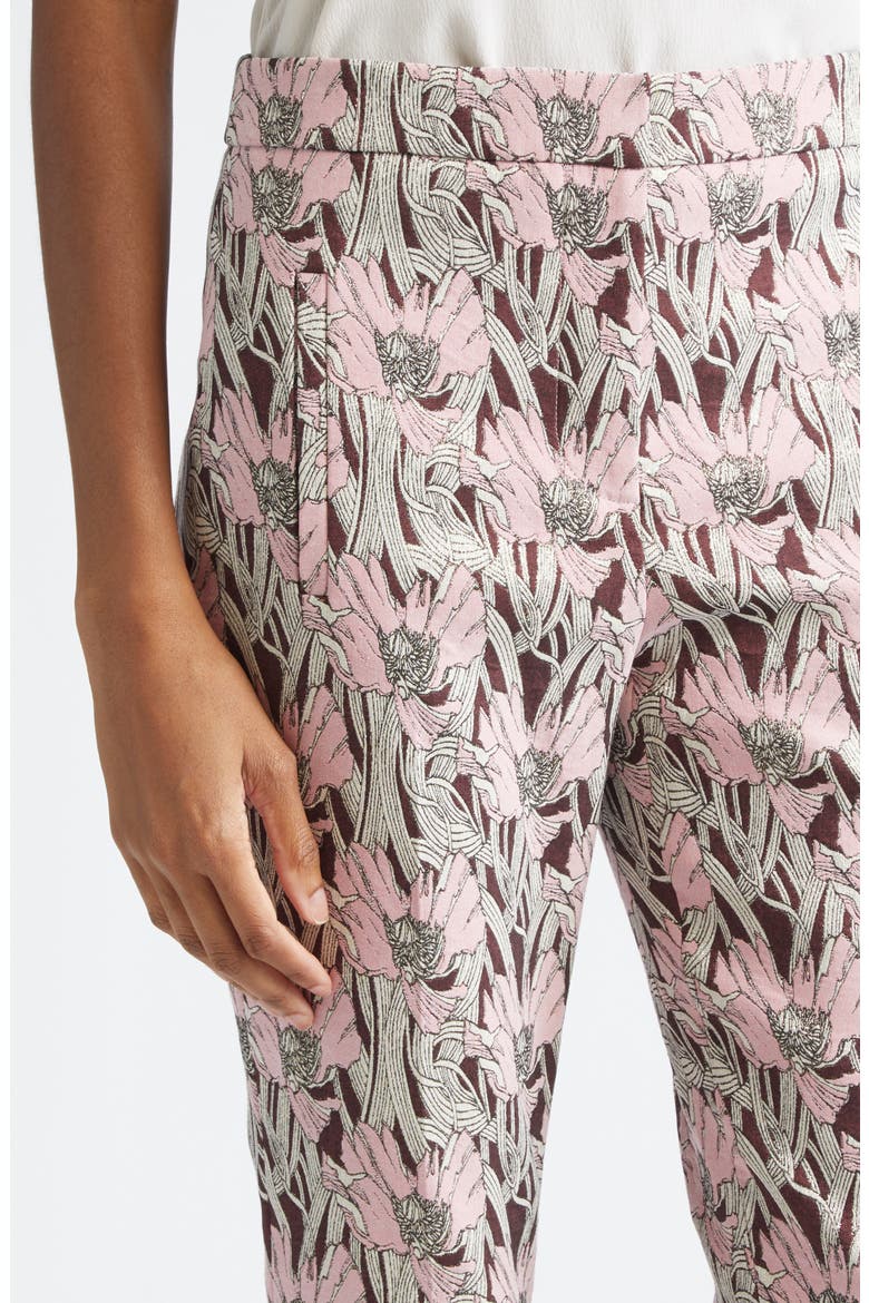 Arte Crop Pants, Alternate, color, RAISIN MULTI