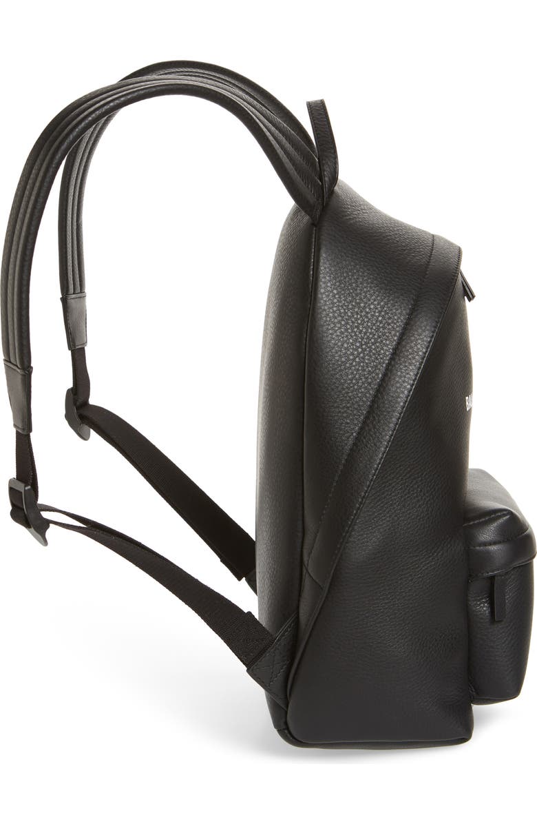 Balenciaga Everyday Calfskin Leather Backpack, Alternate, color,