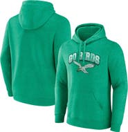 FANATICS Men's Fanatics Branded Kelly Green Philadelphia Eagles Gridiron Classics Go Birds Vintage Arch Pullover Hoodie