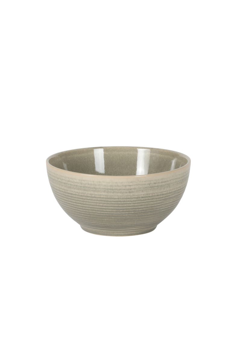 Maple Grove 4 Piece Stoneware Nesting Bowl Set, Alternate, color, Grey