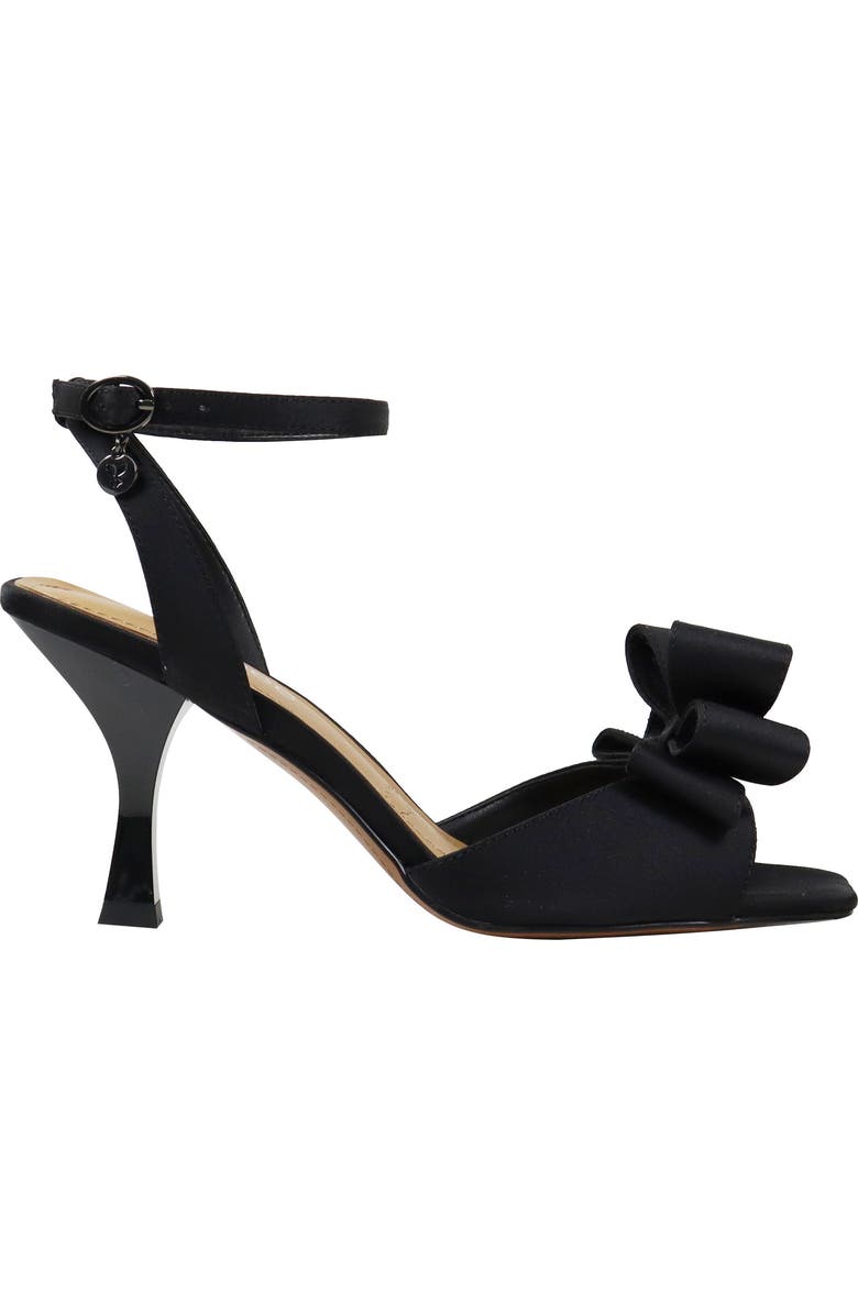 J. Reneé Nishia Ankle Strap Sandal, Alternate, color, Black