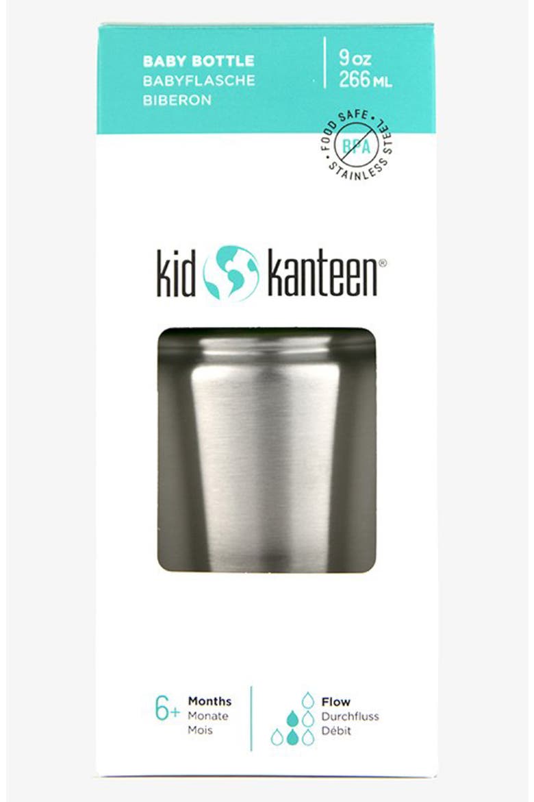 9-Ounce Stainless Steel Baby Bottle, Alternate, color, STEEL