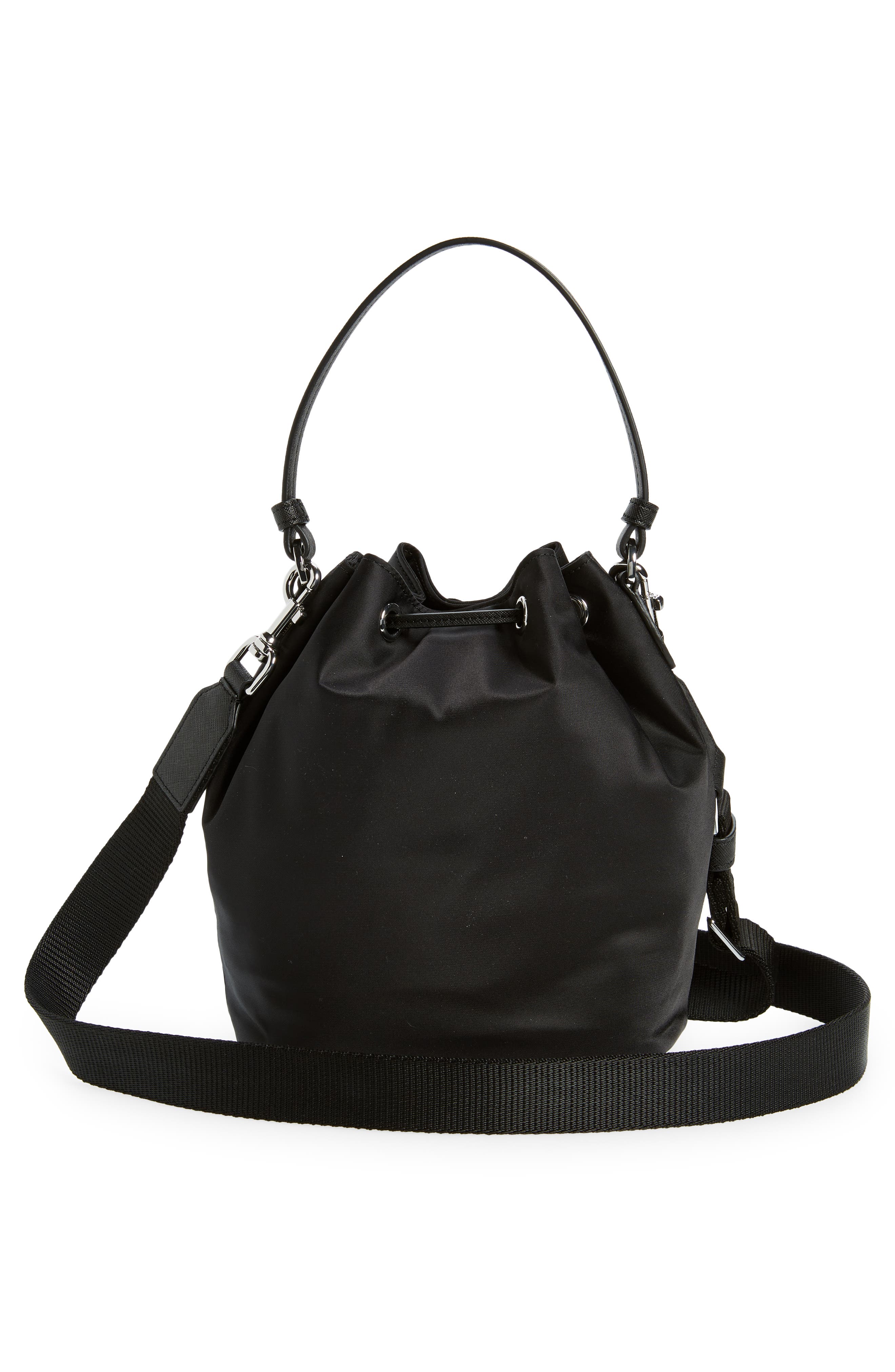 Tory Burch Virginia Recycled Nylon Bucket Bag, Alternate, color, 