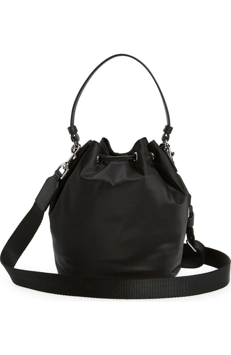 Tory Burch Virginia Recycled Nylon Bucket Bag, Alternate, color,