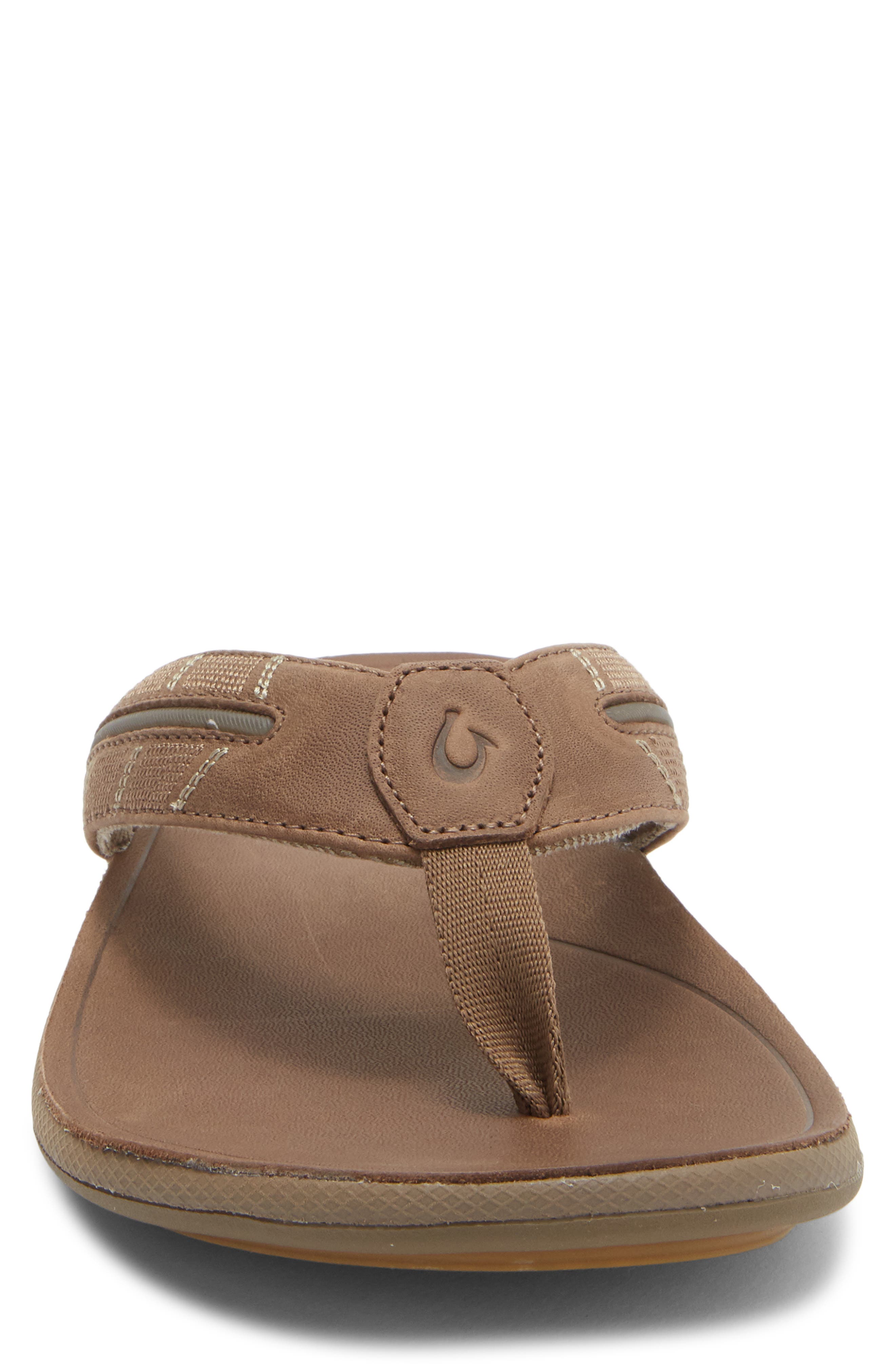 Tuahine Waterproof Flip Flop, Alternate, color, MUSTANG / MUSTANG