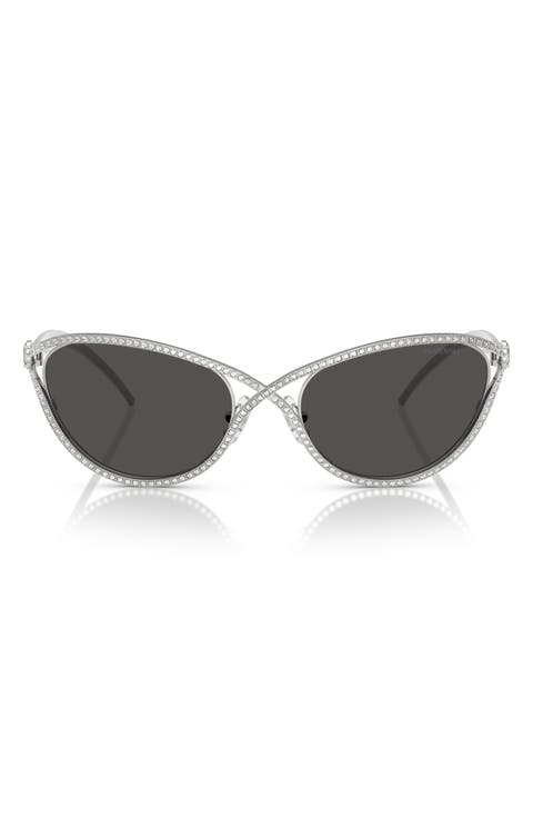 58mm Cat Eye Sunglasses