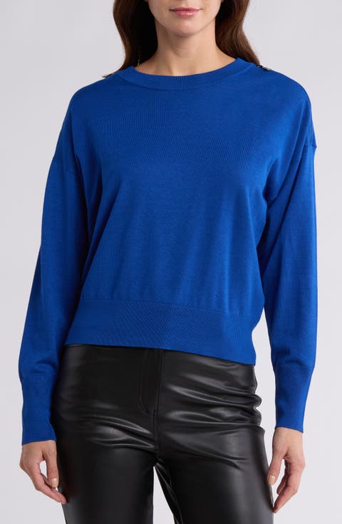 Zip Trim Sweater
