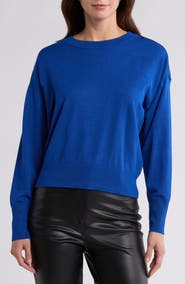 DKNY Zip Trim Sweater