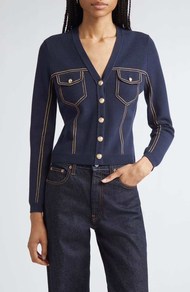 Cinq à Sept Elisha Cardigan, Main, color, 