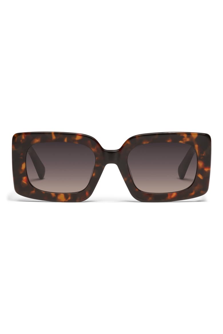 Talk Show 53mm Square Sunglasses, Main, color, NEUTRAL TORT/ SMOKE TAUPE