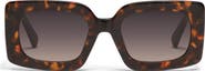 QUAY Talk Show 53mm Square Sunglasses