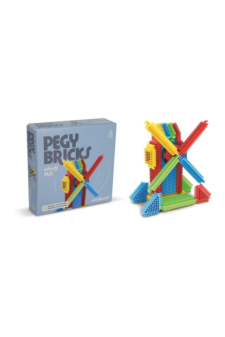 Pegy Bricks Windy Mill, Main, color, Green Multi