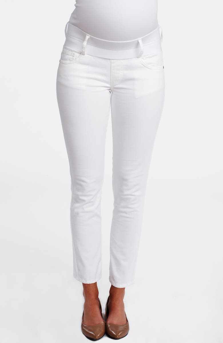 Maternal America Maternity Skinny Ankle Stretch Jeans, Main, color,