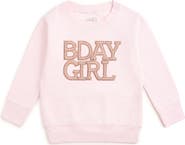 Sweet Wink Pearl BDay Girl Patch Sweatshirt