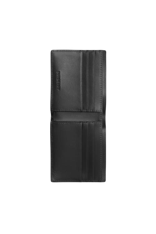 Burberry Check Bifold Wallet Wallets Black In Black