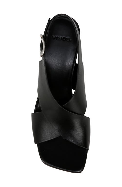 Vince Omega Slingback Sandal In Black